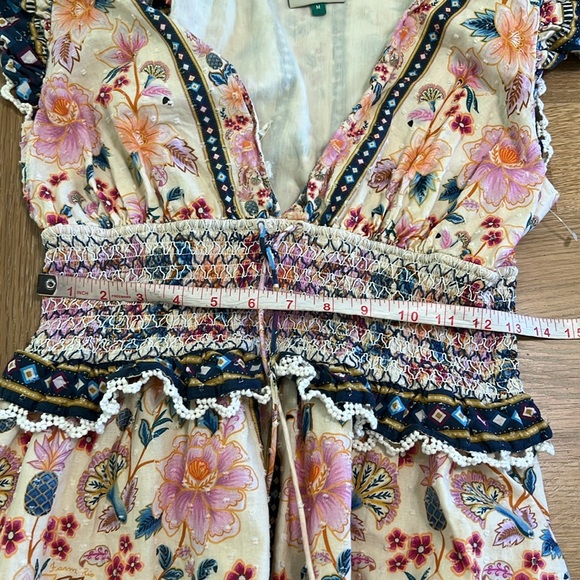 Farm Rio Floral V-Neck Maxi Dress size M - Picture 11 of 16